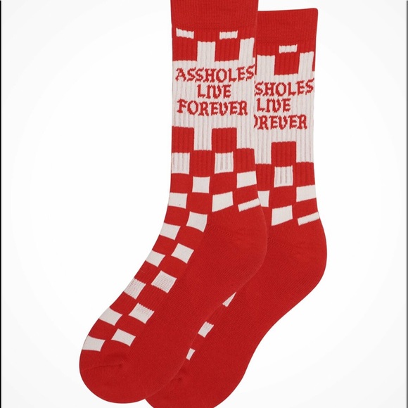 Other - Linda Finegold Alf red checkerboard socks